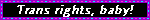 trans right, baby!