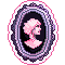 purple cameo