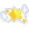 star with wings
