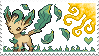 leafeon and sun
