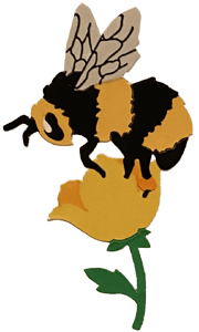 bee on a yellow flower