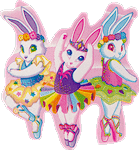lisa frank ballerina bunnies