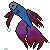 blue and red betta