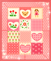 pink quilt