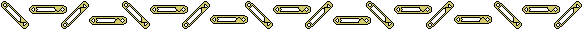 gold safety pins divider
