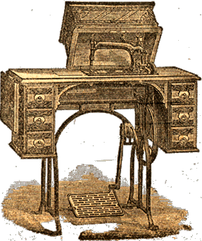 old foot pedal sewing machine