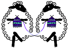knitting sheep