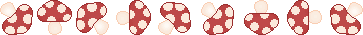 red mushroom divider