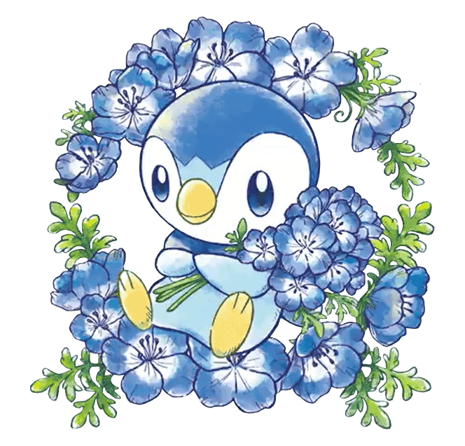 blue blue eyes piplup