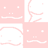 quagsire face pink bg