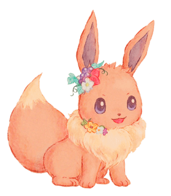 easter garden party eevee