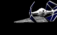 destroyer with tie fighters approaching